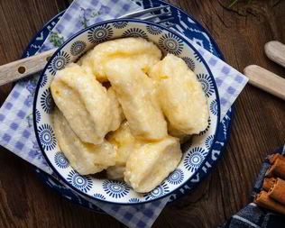 Ленивые вареники с картофелем