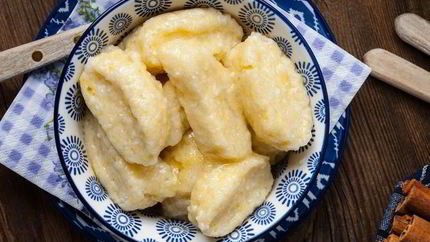 Ленивые вареники с картофелем
