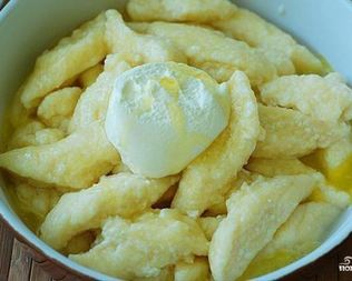 Ленивые вареники с сыром