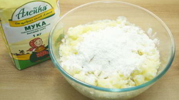 постные ленивые вареники с картофелем