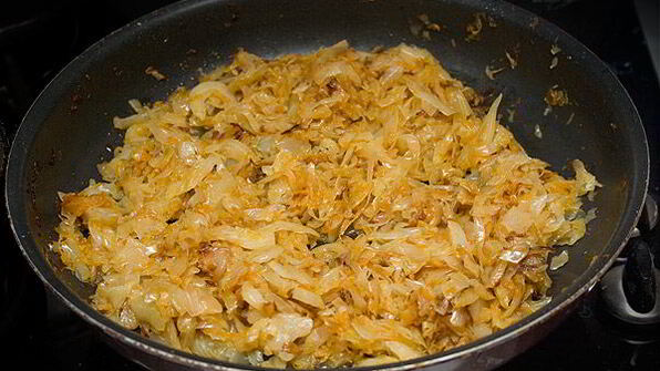 постные вареники с капустой