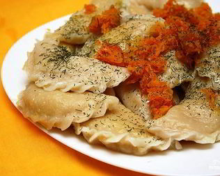 Постные вареники с картошкой