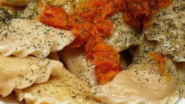 постные вареники с картошкой