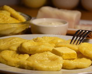 Простые и быстрые ленивые вареники с картофелем