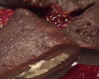 Шоколадные вареники