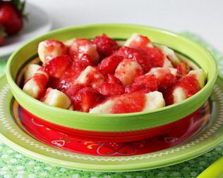 Творожные ленивые вареники по-итальянски