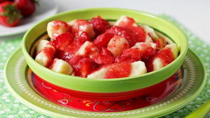 Творожные ленивые вареники по-итальянски