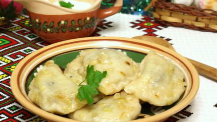 Вареники с капустой