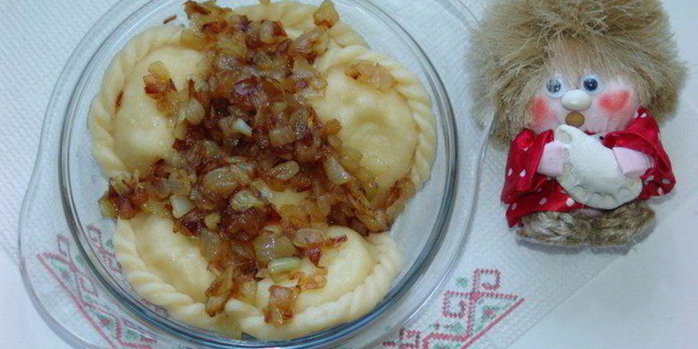 Рецепт вареников с картофелем и грибами