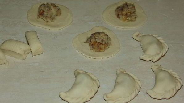 вареники с картофелем и грибами