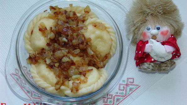 вареники с картофелем и грибами