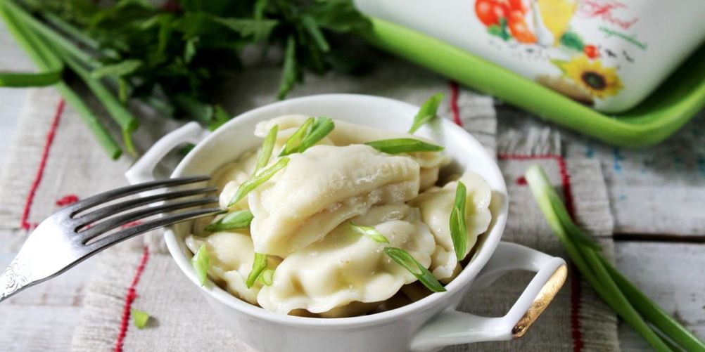 Рецепт вареников с картошкого и грибами