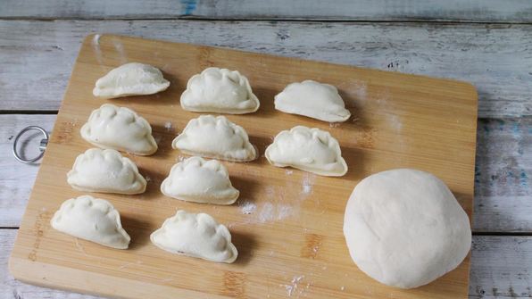 вареники с картошкой и грибами