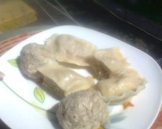 Вареники с полусырой картошкой