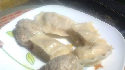 Вареники с полусырой картошкой