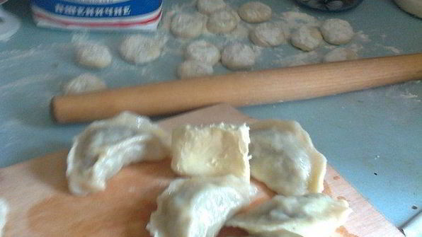 вареники с полусырой картошкой