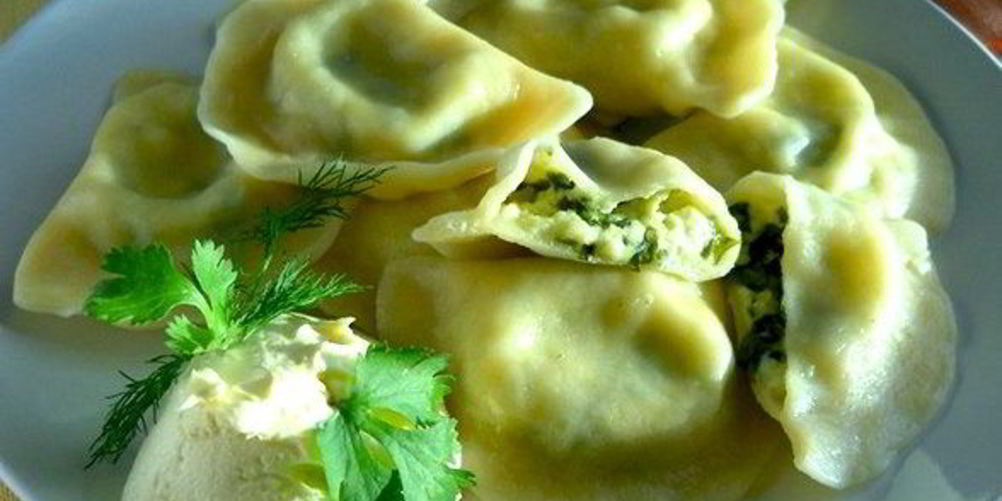 Рецепт вареников с творогом соленые