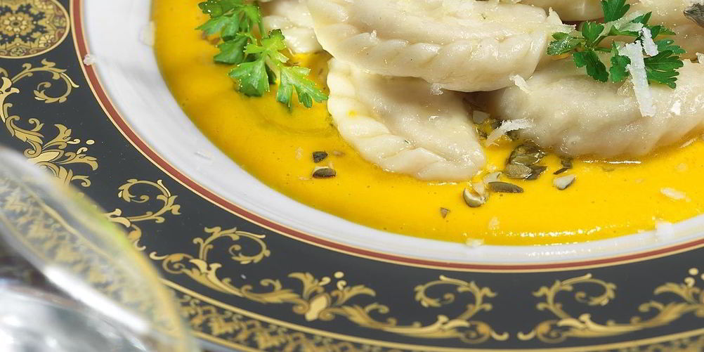 Рецепт вареников с тыквой и рикоттой