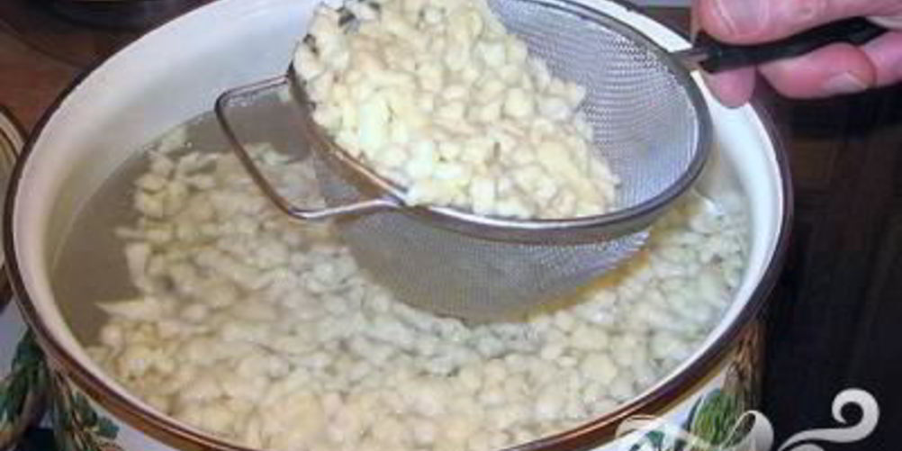 Рецепт венгерских клецек нокедли