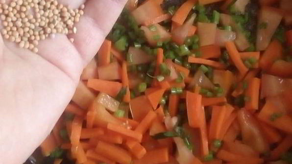 яичная лапша с овощами