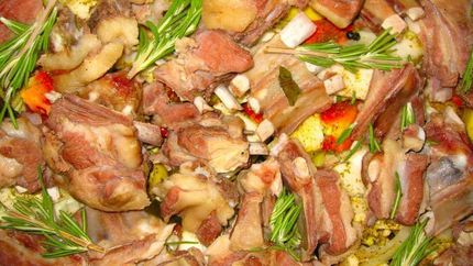 Домашнее жаркое с бараниной