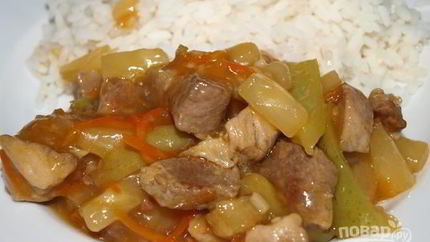 Гавайское жаркое из свинины