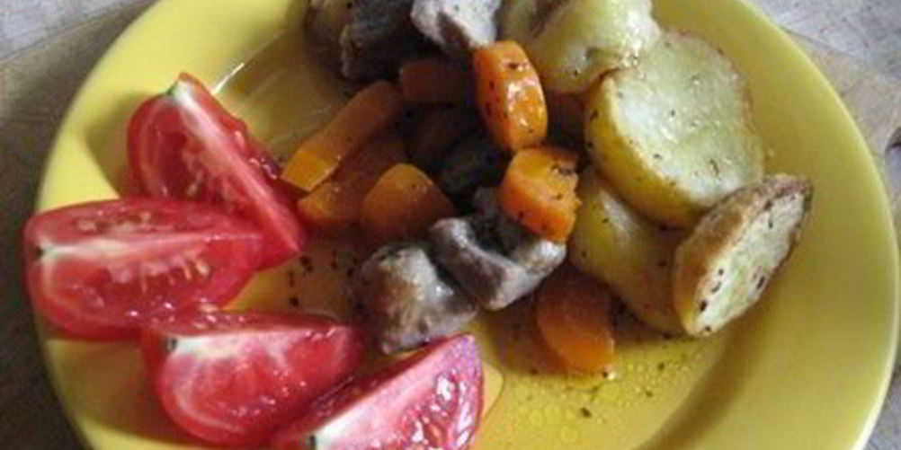 Рецепт сухого жаркого с травами