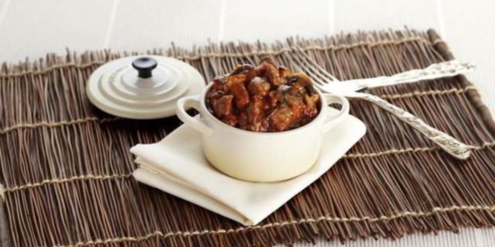 Рецепт жаркого из баранины с грибами