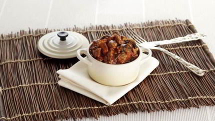 Жаркое из баранины с грибами