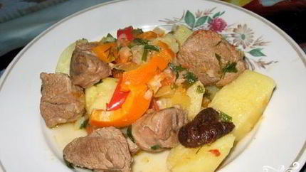 Жаркое из баранины с картошкой