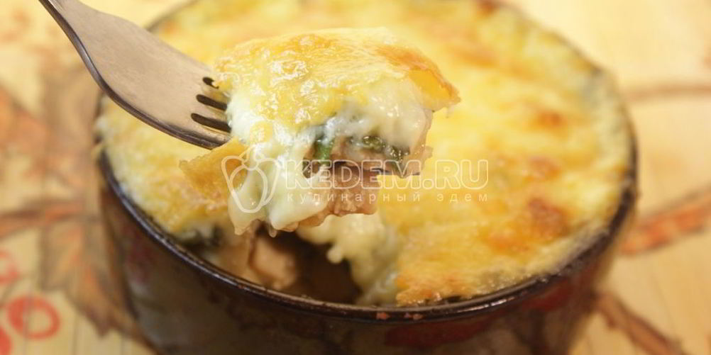 Рецепт жаркого под сыром