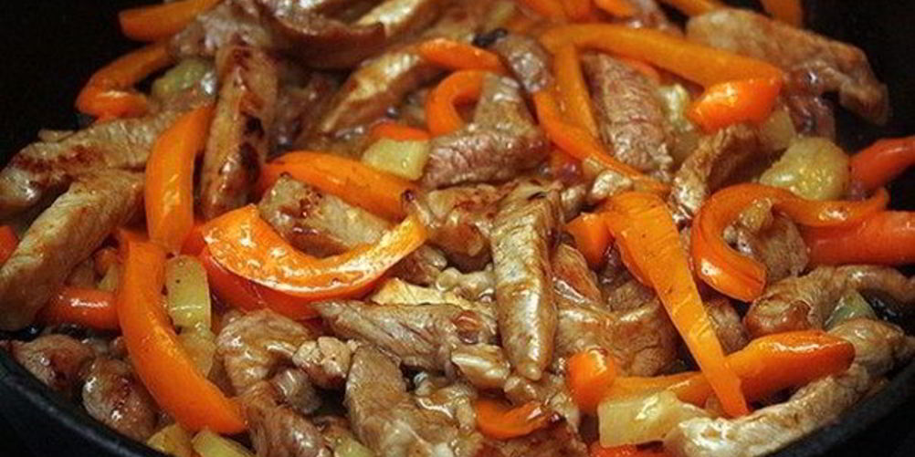 Рецепт жаркого с болгарским перцем