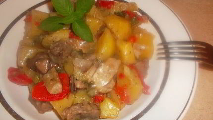 Жаркое с грибами по-домашнему