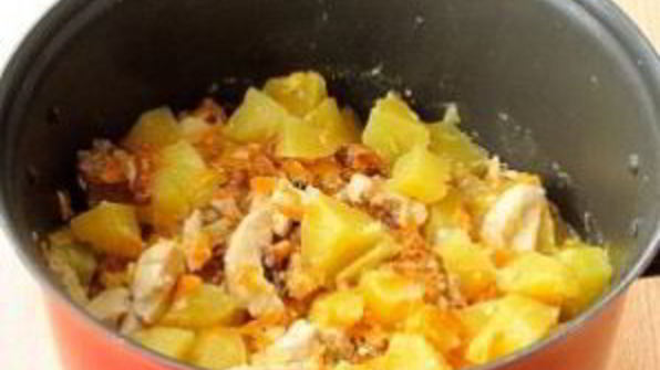 жаркое с грибами