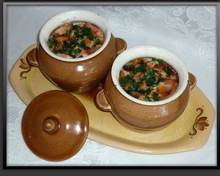 Жаркое с куриными желудками