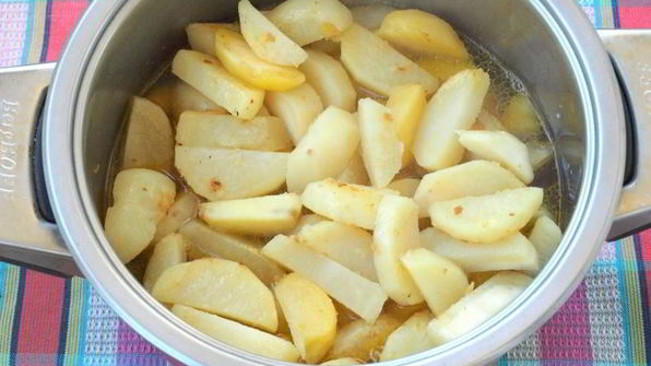 жаркое с курицей