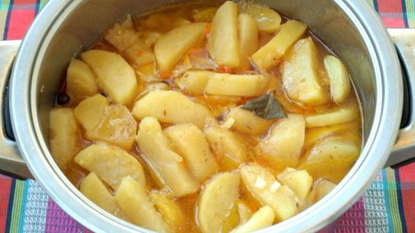 жаркое с курицей