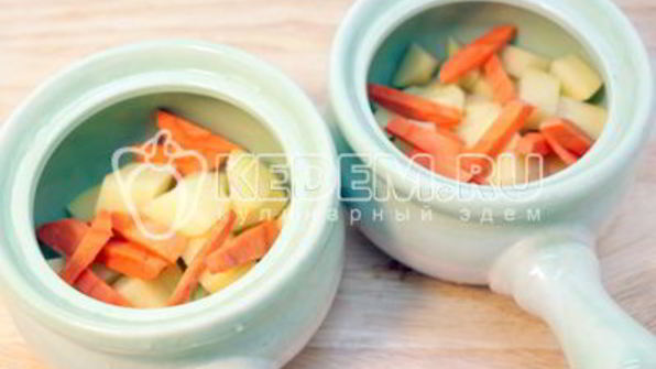 жаркое в горшочках