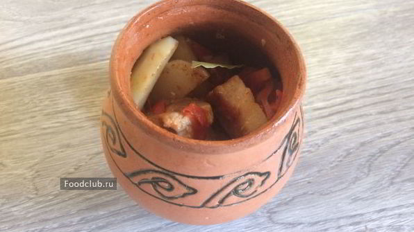 жаркое в горшочке