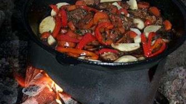 жаркое в казане