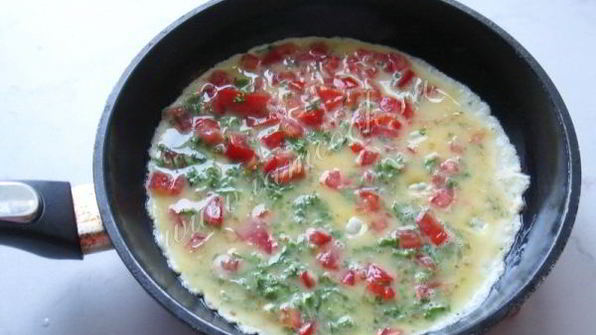 мясные зразы с омлетом