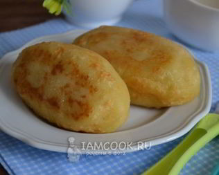 Постные картофельные зразы с капустой