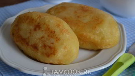 Постные картофельные зразы с капустой