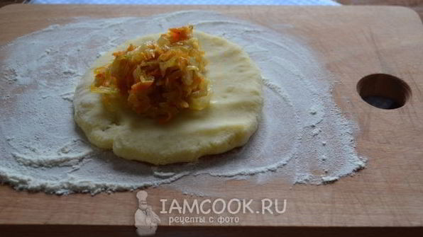 постные картофельные зразы с капустой