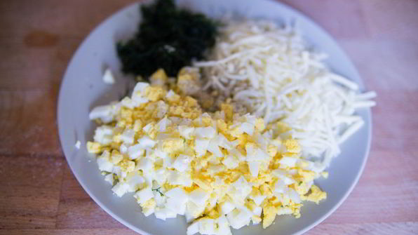 зразы с сыром и зеленью