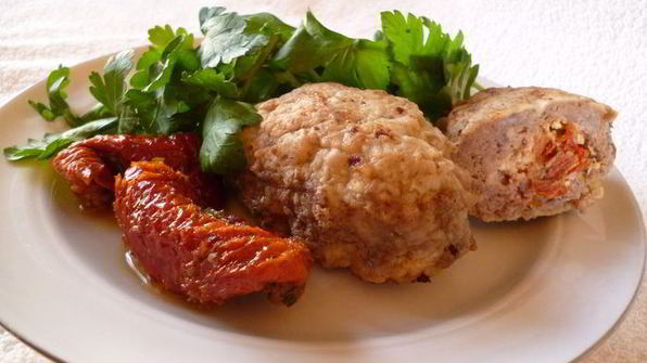 зразы с вялеными помидорами