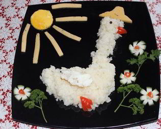 Детская каша Гусь на поляне