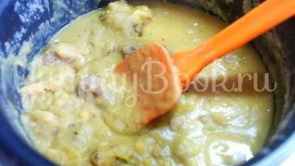 гороховая каша со свининой в мультиварке