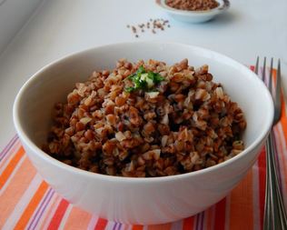 Гречка на пару