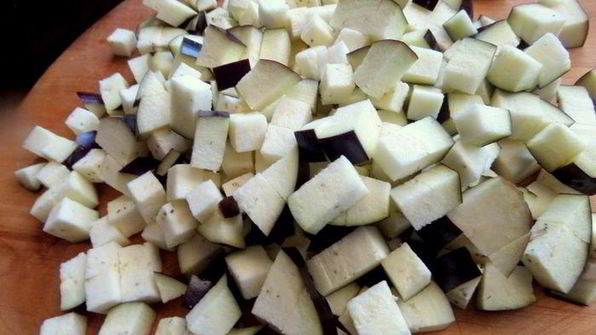 гречка с баклажаном и морковкой